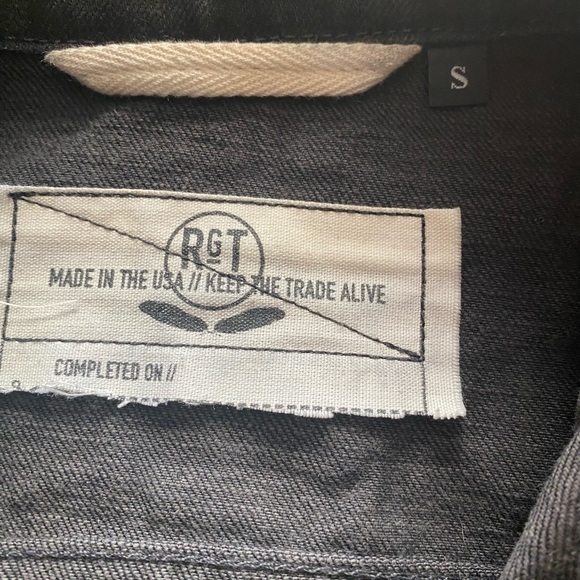 SOLD Mens Rogue Territory Denim Jacket Sz - Picture 7 of 16